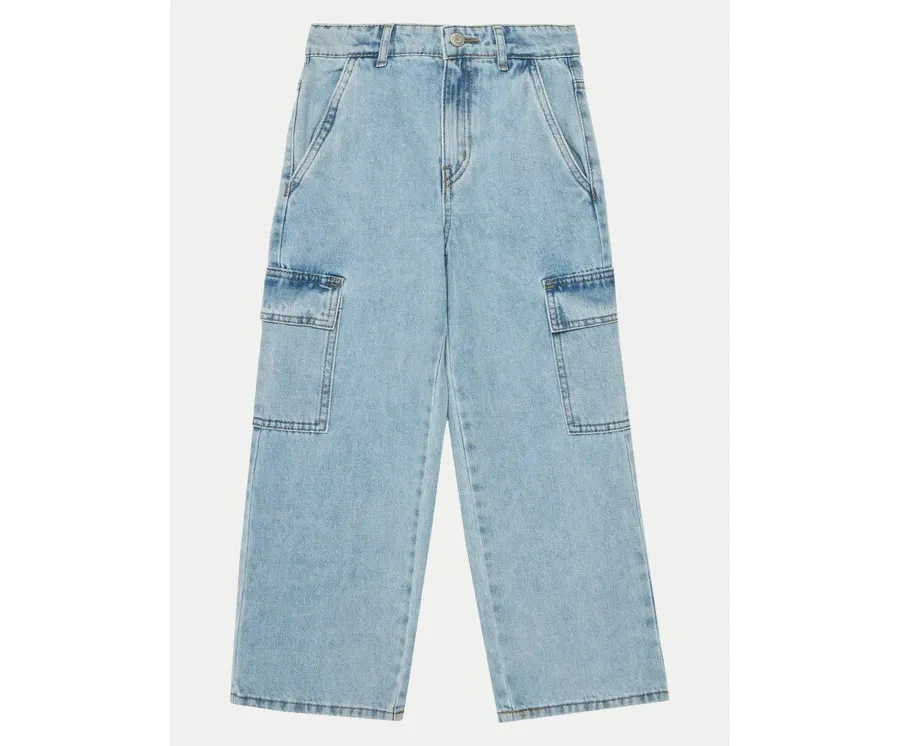 obrazek 1 NAME IT Jeansy 13220709 Niebieski Wide Leg