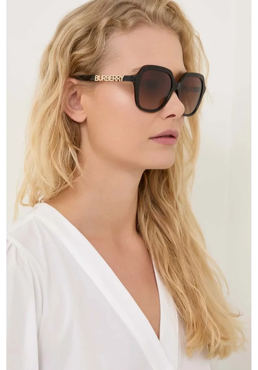 obrazek 1 Burberry okulary przeciwsłoneczne JONI damskie kolor brązowy 0BE4389