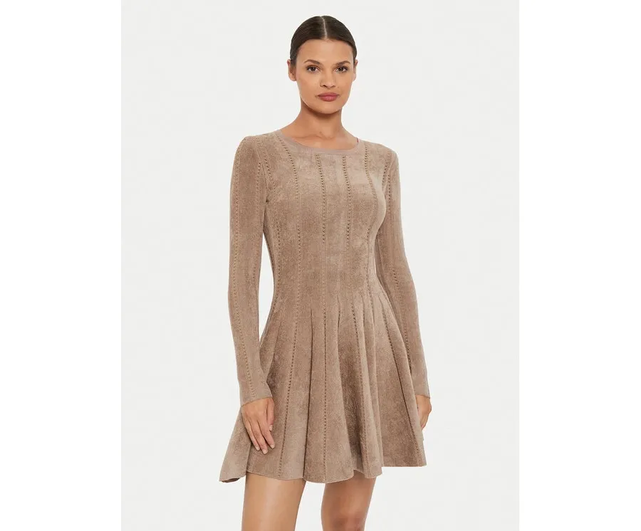 obrazek 1 Marciano Guess Sukienka codzienna 4BGK43 5806Z Brązowy Regular Fit