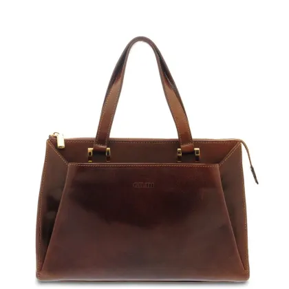 Zdjęcie Ekskluzywna torba z włoskiej skóry - Giudi