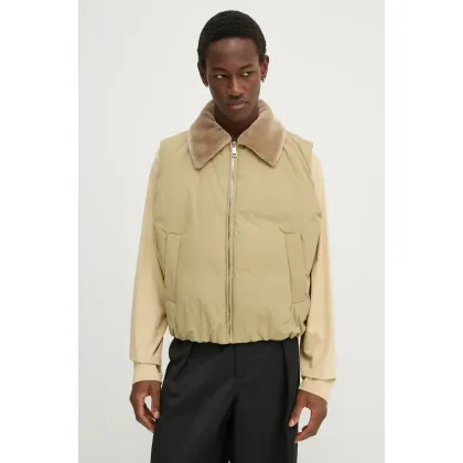 Zdjęcie Nanushka bezrękawnik puchowy MEXIM męski kolor beżowy NU24PFJK01579