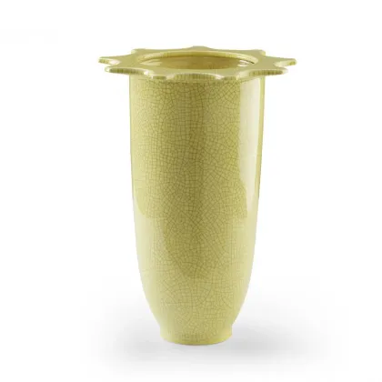 Picture Bicycle vase made of glazed ceramics H.39xL.28xD.Int.16 cm