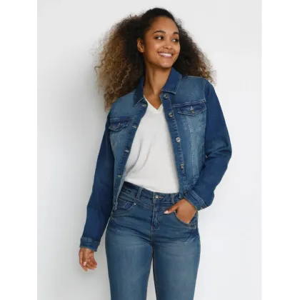 Zdjęcie Cream Kurtka jeansowa Lisa 10650245 Granatowy Slim Fit