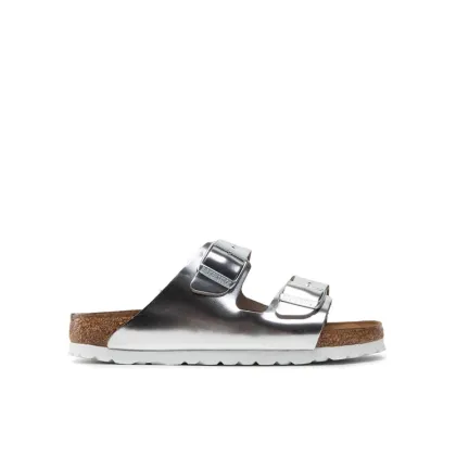 Zdjęcie Birkenstock Klapki Arizona Metallic 1005961 Srebrny