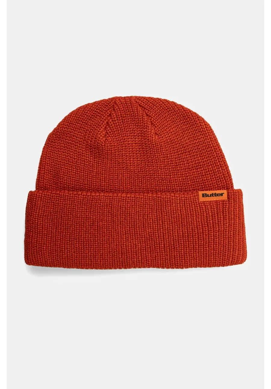obrazek 1 Butter Goods czapka Tall Wharfie Beanie kolor czerwony  BG243811