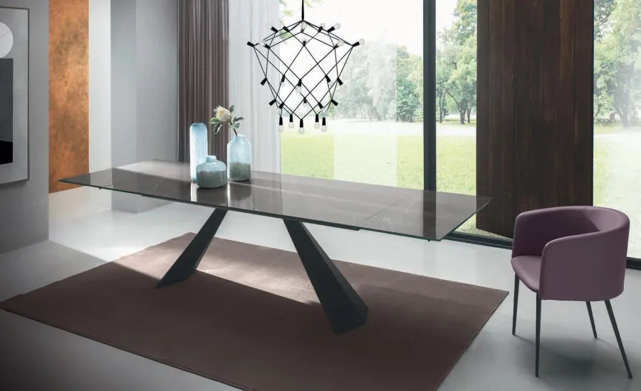 obrazek 2 Elegancki stół w stylu nowoczesnym L. 200 P. 100 H. 75 cm – Zamagna Italia