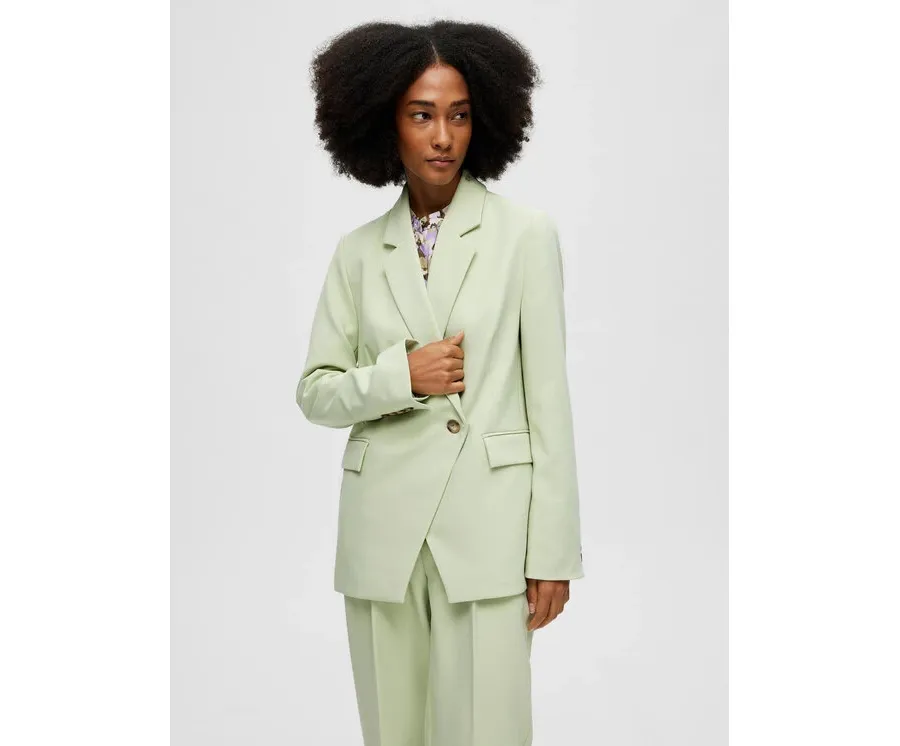 obrazek 1 Selected Femme Marynarka Doah 16088116 Zielony Regular Fit