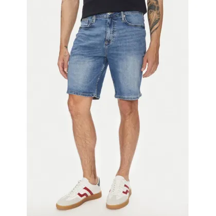 Zdjęcie Lindbergh Szorty jeansowe 30-550000VBL Niebieski Loose Fit