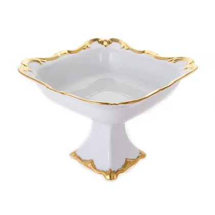 Zdjęcie Klasyczna pozłacana patera