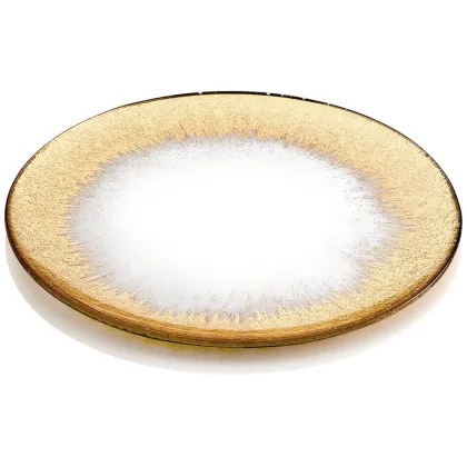 Picture Luxurious round Horizon plate with beautiful gold decoration – IVV