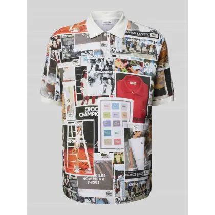 Zdjęcie Koszulka polo o luźnym kroju z naszywką logo model ‘PHOTO’