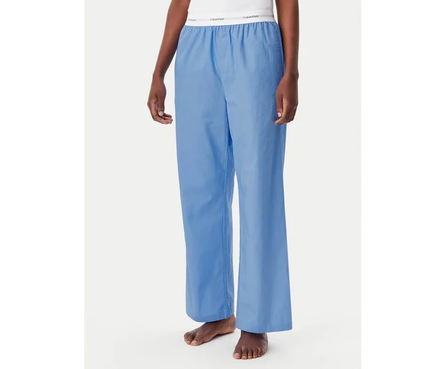 obrazek 1 Calvin Klein Underwear Spodnie piżamowe LV00QS7410 Niebieski Regular Fit