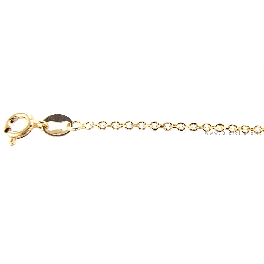 obrazek 1 Elegancki łańcuszek unisex z 9-karatowego żółtego złota (50 cm)