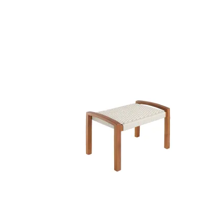 Zdjęcie Piękny stylowy podnóżek Corda do ogrodu lub na taras