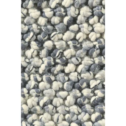Picture Unconventional white and gray braided carpet - MARBLE 29504