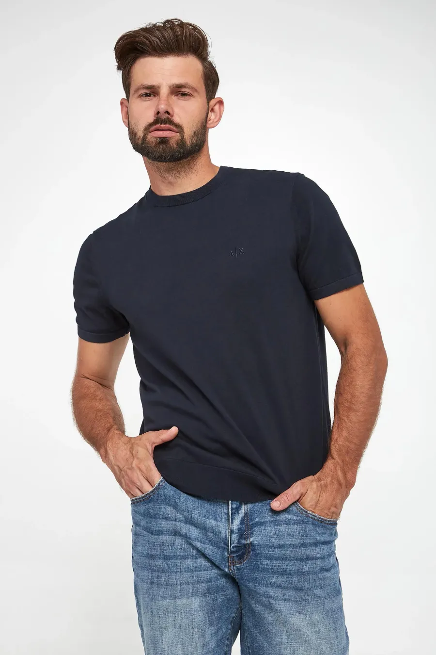 obrazek 1 Sweter męski z krótkim rękawem ARMANI EXCHANGE Armani Exchange