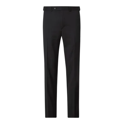 Zdjęcie Spodnie do garnituru o kroju modern fit z żywej wełny model ‘Per’