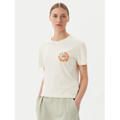 Zdjęcie Quiksilver T-Shirt EQWZT03181 Beżowy Relaxed Fit