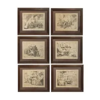 Picture Graphics with popular folk costumes from the 19th century