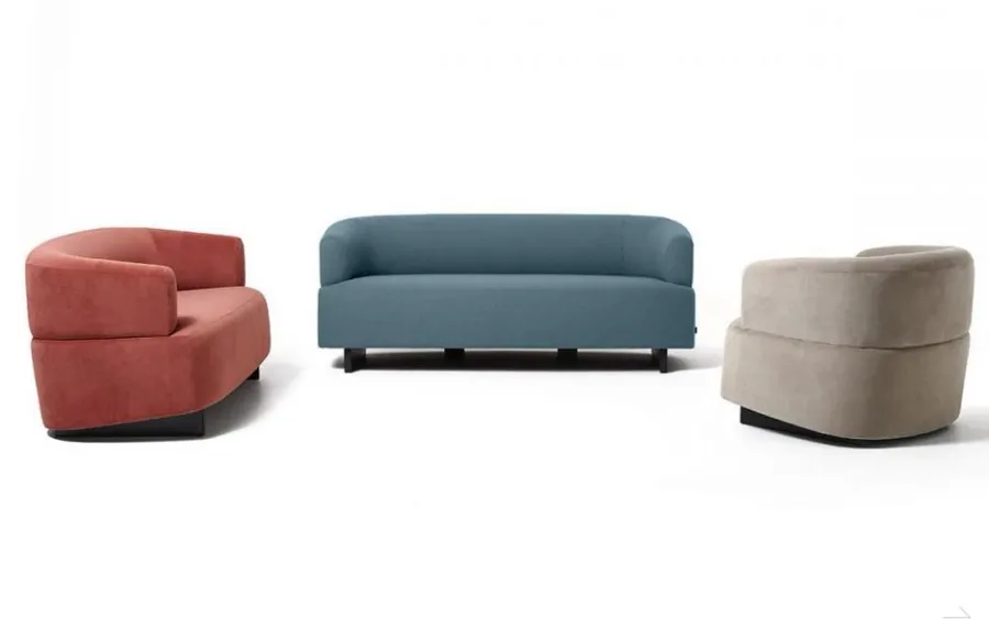 obrazek 2 Tapicerowana 3-osobowa sofa Loft od włoskiego producenta