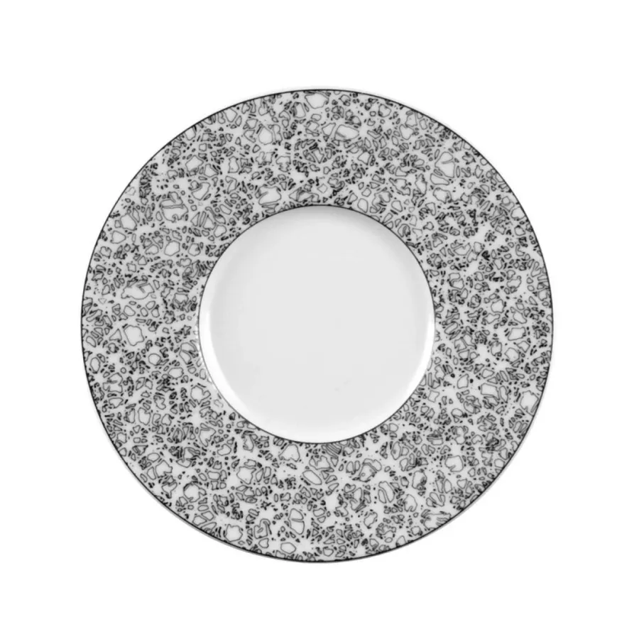 obrazek 1 Luksusowy porcelanowy mały spodek 12 cm z wyjątkowym zdobieniem - Seltmann Weiden