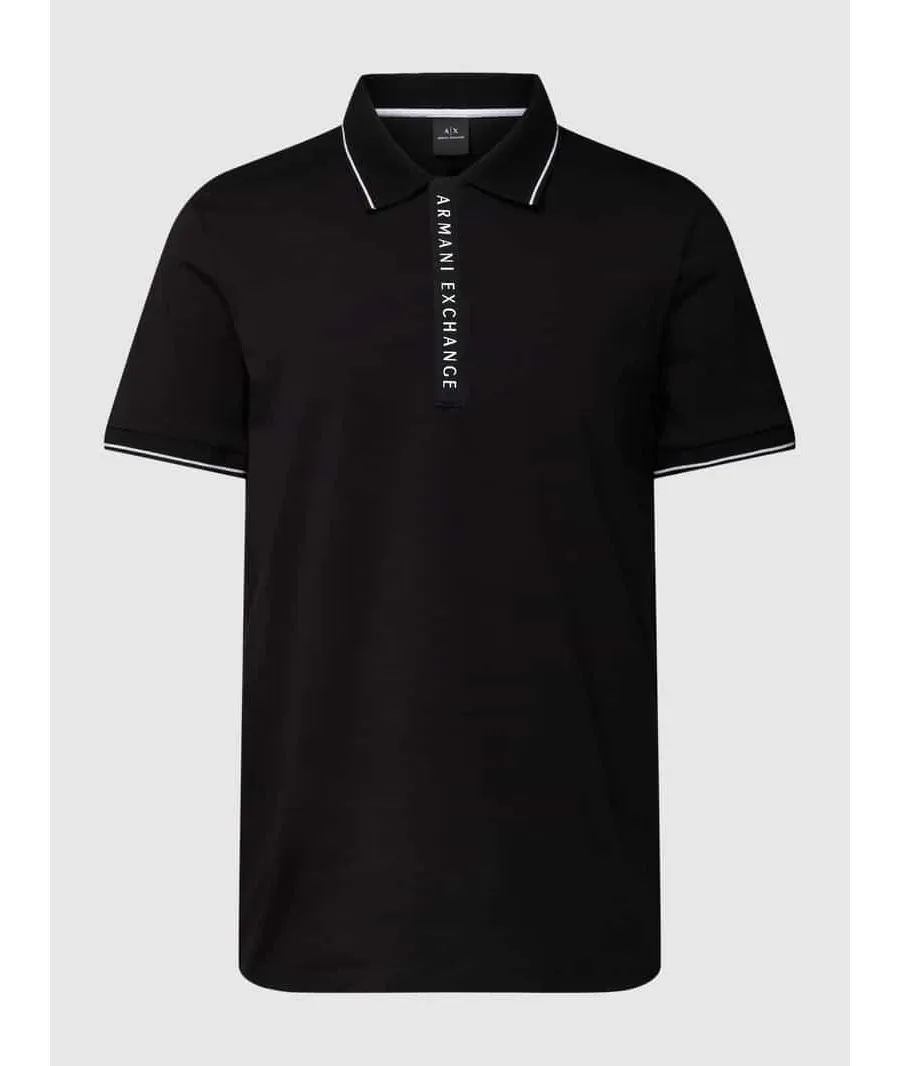 obrazek 1 Koszulka polo z paskami w kontrastowym kolorze