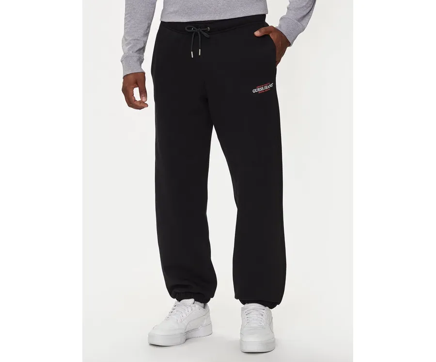 obrazek 1 Guess Jeans Spodnie dresowe M4YB18 K9V31 Czarny Regular Fit