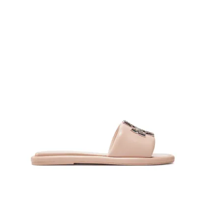 Zdjęcie Tory Burch Klapki Double T Deco Sport Slide 158768 Różowy