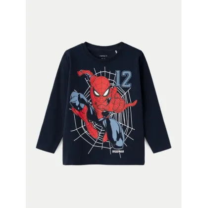 Zdjęcie NAME IT Bluzka SPIDERMAN 13231947 Granatowy Regular Fit