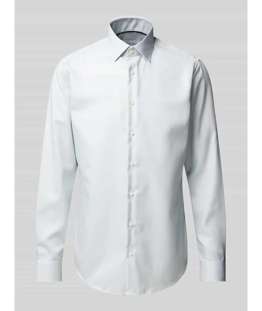 obrazek 1 Koszula biznesowa o kroju regular fit z kołnierzykiem typu kent