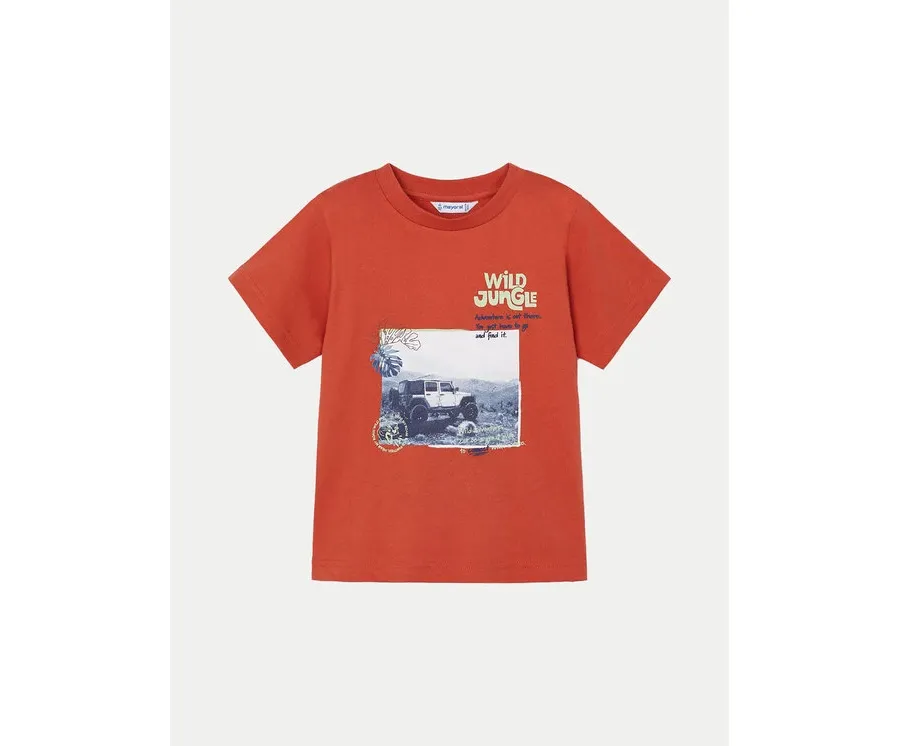 obrazek 1 Mayoral T-Shirt 03010 Czerwony Regular Fit