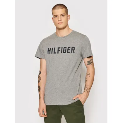 Zdjęcie Tommy Hilfiger T-Shirt Ss Tee UM0UM02011 Szary Regular Fit