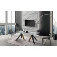 Zdjęcie Włoski designerski stół do salonu L. 180 P. 90 H. 75 cm – Zamagna Italia