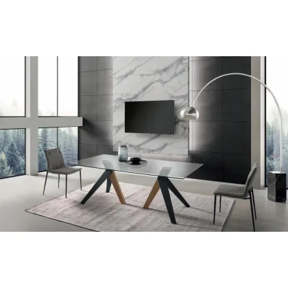 Zdjęcie Włoski designerski stół do salonu L. 180 P. 90 H. 75 cm – Zamagna Italia