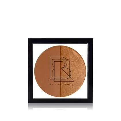 Zdjęcie BE + RADIANCE Set + Glow Probiotic Powder + Highlighter Paleta rozświetlaczy 10 g N°60