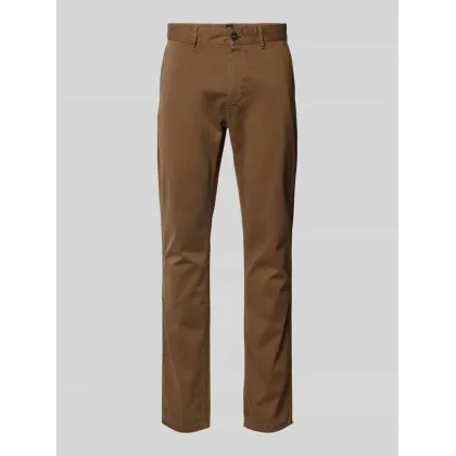 Zdjęcie Chinosy o kroju slim fit z wpuszczanymi kieszeniami