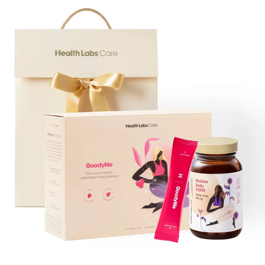 obrazek 1 Health Labs Zestaw Maślan Sodu Forte 60 Kapsułek + Goody Me 30 Saszetek Health Labs Care