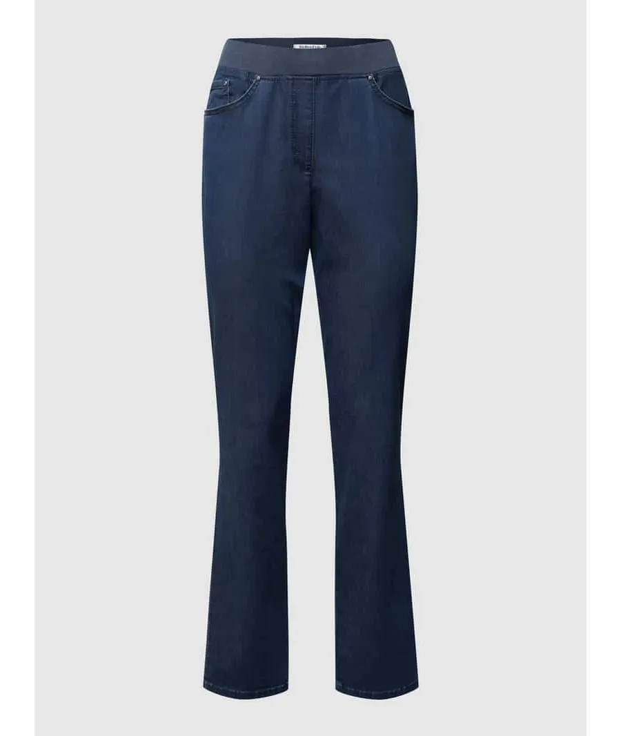 obrazek 1 Jeansy o kroju slim fit z 5 kieszeniami i elastycznym pasem — ‘Super Dynamic’