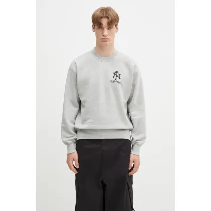 Zdjęcie No Problemo bluza NYP Sweatshirt męska kolor szary z nadrukiem NP2000603