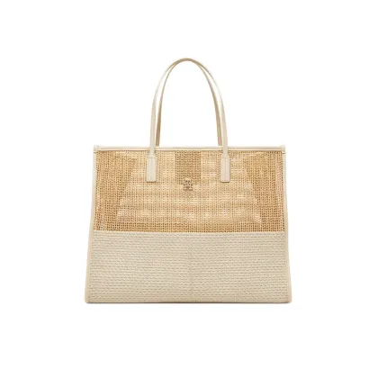 Zdjęcie Tommy Hilfiger Torebka Th City Summer Tote Woven AW0AW17640 Beżowy