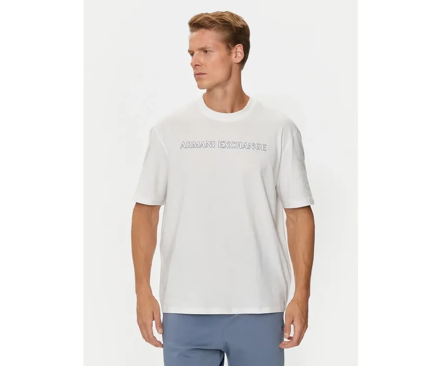 obrazek 1 Armani Exchange T-Shirt 6DZTBD ZJ3VZ 1116 Biały Regular Fit