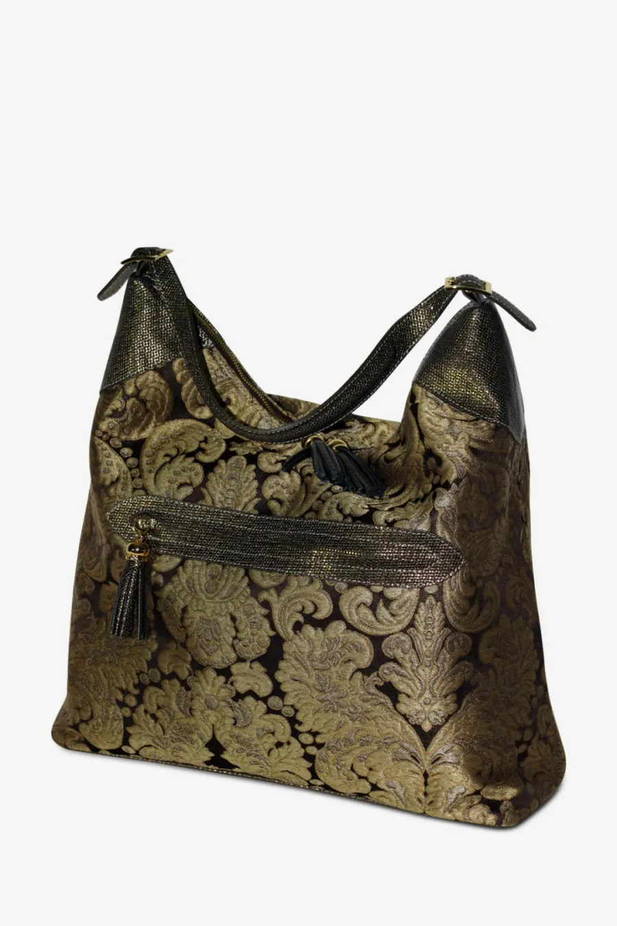 obrazek 2 Ekskluzywna torebka z ozdobnego jedwabiu - Terrida