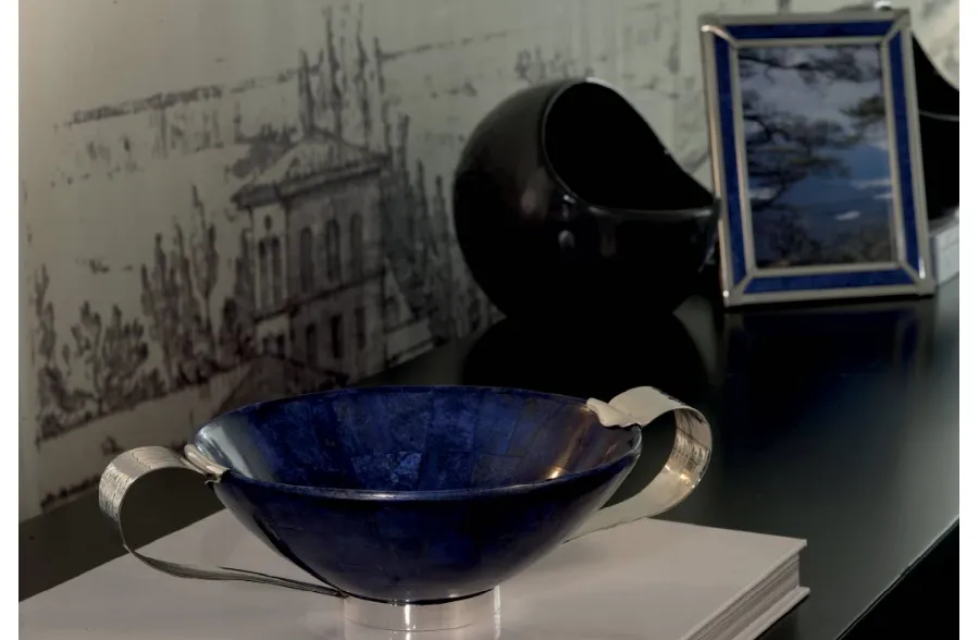 obrazek 1 Atrakcyjna miska z lapislazzuli oraz srebra