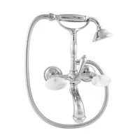 Zdjęcie Komplet wannowy zewnętrzny z prysznicem, głowicą ceramiczną - Officina Nicolazzi