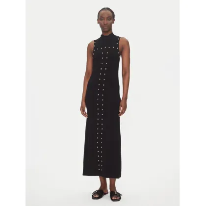 Zdjęcie LOLA CASADEMUNT Sukienka dzianinowa LS2516004 Czarny Regular Fit