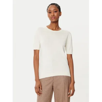 Zdjęcie Weekend Max Mara Sweter Zibetto 2515361041 Écru Regular Fit