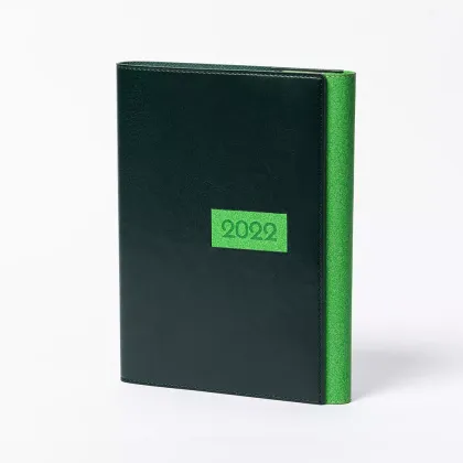 Zdjęcie Dziennik dla firm z dwukolorową, zdejmowaną okładką – upominek biznesowy