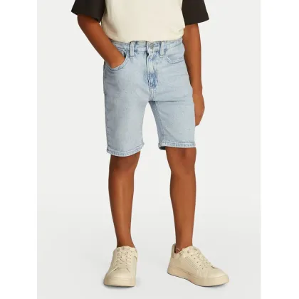 Zdjęcie Calvin Klein Jeans Szorty jeansowe IB0IB02432 Niebieski Regular Fit