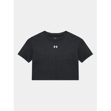 Zdjęcie Under Armour T-Shirt Ua Crop Sportstyle Logo Ss 1380878 Czarny Loose Fit