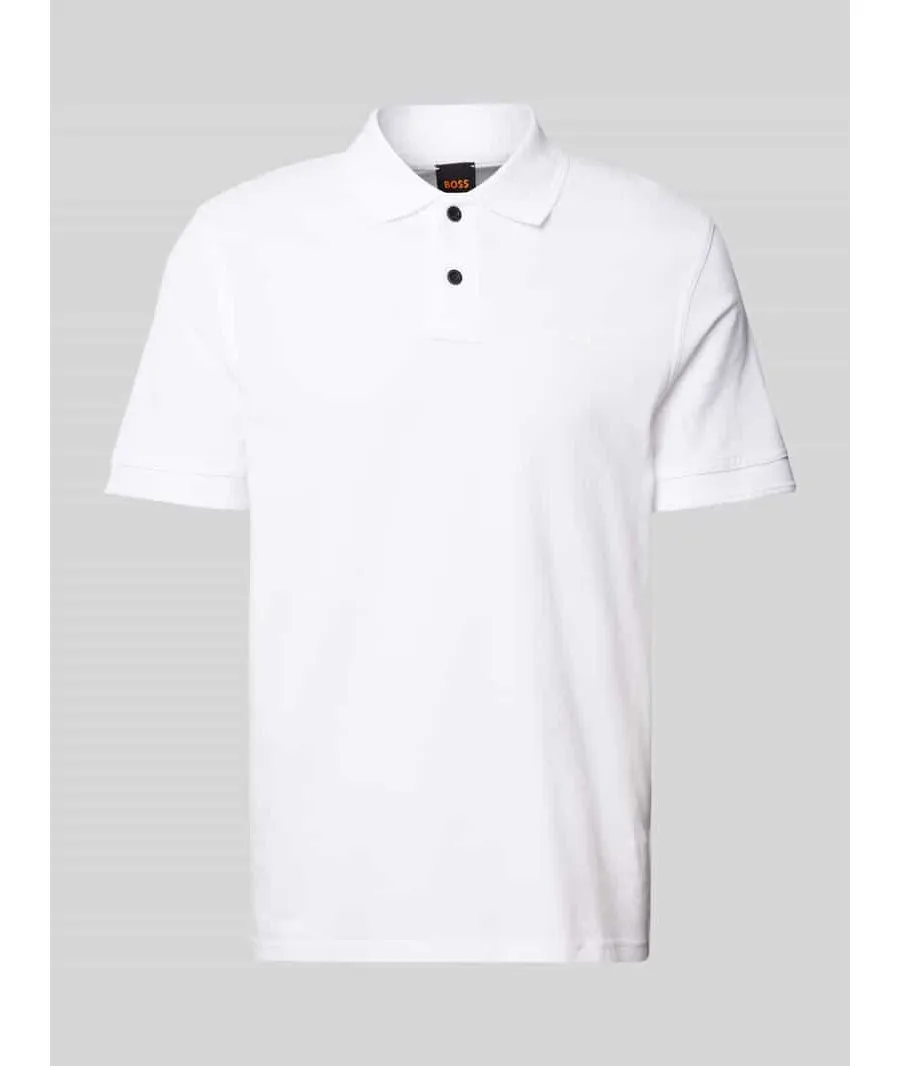 obrazek 1 Koszulka polo o kroju slim fit z krótką listwą guzikową model ‘Prime’